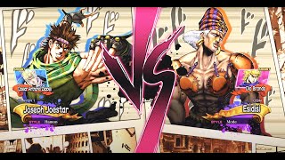 quotIntense Fight Joseph Joestar vs Esidisi  JoJos AllStar Battle R PS5 Gameplayquot [upl. by Riane]