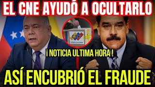 🚨 ¡CONFESIÓN IMPACTANTE El Director del CNE REVELA COMO AYUDÓ AL FRAUDE de Maduro 💥 ¡DETALLES [upl. by Betta]