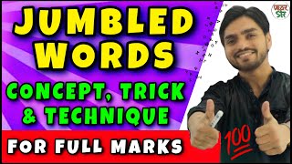 Jumble Words Tricks  Rearrangement of Sentence EnglishGrammarQuestionAnswerConcept  Class 910 [upl. by Nobe]