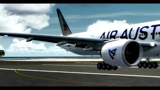 FSXP3D v31 Movie  Air Austral Virtual [upl. by Eceinart]