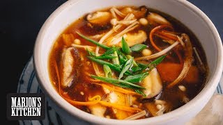 10minute Hot amp Sour Soup  Marions Kitchen [upl. by Briny989]