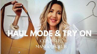 HAUL MODE amp TRY ON  FASHION HAUL Juillet 2024  COS SOEUR RSVP MANGO [upl. by Aimil752]