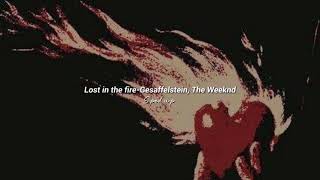 Lost in the fireGesaffelstein The Weeknd sped up [upl. by Ayat]