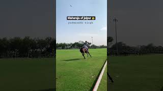 Padmanabh singh maharaja of jaipur 👑 polo poloclub jaipurpolo [upl. by Euqnomod]