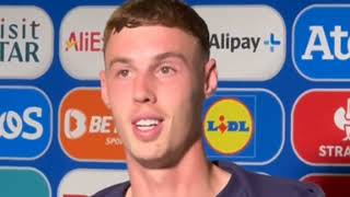 Cole Palmer Post Match Interview England vs Slovenia 00 [upl. by Caravette]