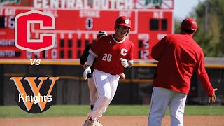 Central College Baseball vs Wartburg Sideline Highlights  April 29 2024 [upl. by Thgiwd]