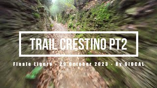 Finale Ligure eMTBing  Trail Crestino Pt 2 new line [upl. by Cecil]