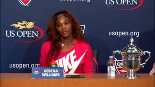 2013 US Open  Serena Williams press conference [upl. by Aric948]