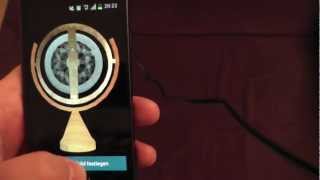 3D Mechanical Gyroscope Simulation  Android Live Wallpaper [upl. by Handler146]