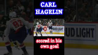 KARL HAGELIN scored in his own goal  Washington Capitals vs Minnesota Wild  NHL  Hockey shorts [upl. by Petr]