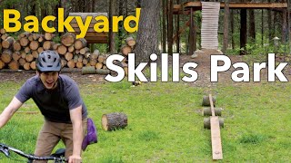 3 MTB Features that turn Your Backyard into a Skills Park [upl. by Bruell98]