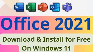 How to download Microsoft Office 2021 for Free on windows 1110 [upl. by Ateiluj]