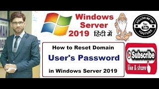 How to ChangeReset Domain Users Password in Windows Server 2019 Video No 13 [upl. by Oak]