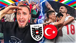 TÜRKEI macht das UNMÖGLICHE MÖGLICH 😱 Österreich Vs Türkei Stadionvlog 🇦🇹🇹🇷 [upl. by Eecyaj244]