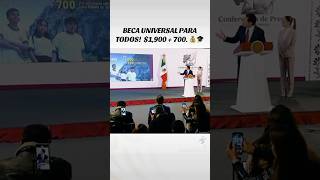 NUEVA BECA UNIVERSAL 1900  700 💰🎓💰 becasbenitojuarez estudiantes primaria secundaria [upl. by Analos]