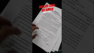 SSLC English exam review☠Hows yours👀sslc english sslcstudyvlog shorts malayalam [upl. by Netsuj551]