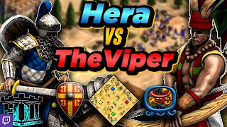 Byzantines vs Mayans  1v1 Arabia  vs TheViper  AoE2 [upl. by Atnod]