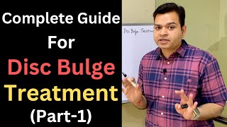 Complete Guide For Disc Bulge Treatment Herniated Disc Exercises Day wise Treatment of Sciatica [upl. by Yaron]