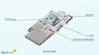 Grondplan Sportoase Schiervelde Roeselare [upl. by Yorztif]