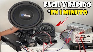 Como conectar CarAudio en menos de un Minuto TutorialHazlo tu mismo [upl. by Fitzsimmons865]