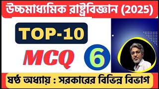 HS Political Science Suggestion 2025Class 12 Political Science SuggestionChapter6 Important Mcq [upl. by Ehlke400]