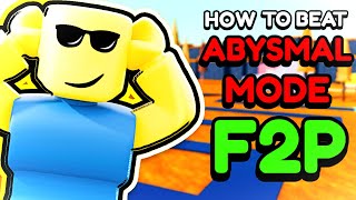 How To Beat ABYSMAL MODE Solo F2P  Toilet Tower Defense [upl. by Keverne]