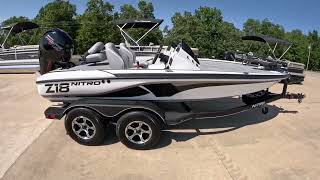 2024 Nitro Z18 Pro Pack bass boat DUAL CONSOLE Stock N1663 [upl. by Neehsas]