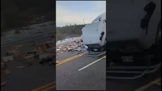 Hwy 17 Accident Ignace Ontario [upl. by Nahseez]