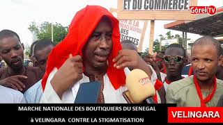 MARCHE NATIONALE DES BOUTIQUIERS DU SENEGAL à VELINGARA POUR DIRE NON à LA STIGMATISATION [upl. by Maribel482]