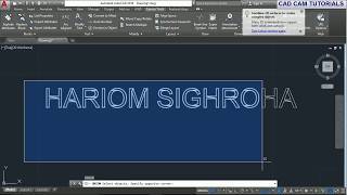 AutoCAD 2018 Tutorial for Beginners 87 HOW TO EXPLODE THE TEXT IN AUTOCAD 2018 [upl. by Noryd98]