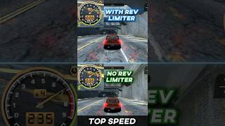 Volkswagen Golf V GTI TOP SPEED  With VS Without Rev Limiter  NFS MW nfs racing shorts [upl. by Buhler]