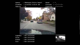 Sheboygan Police Pursuit on November 4 2013 [upl. by Janka]