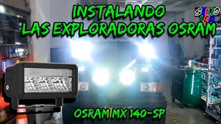 INSTALANDO LAS EXPLORADORAS OSRAM MX140SP EN EL TROOPER [upl. by Pernick605]