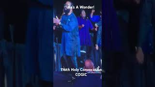 Power sing at the 116th Holy Convocation of the COGIC He’s Wonder cogic god church duet [upl. by Guibert]