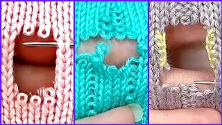 3 Easy Ways to Repair Holes in Knitted Sweaters 🤗You Can Repair Your Sweater at Home [upl. by Rahel45]