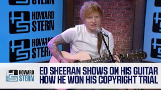 Ed Sheeran Shows on His Guitar How He Won His Copyright Lawsuit [upl. by Egoreg]