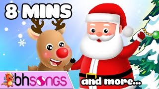 Merry Christmas And Rudolph The Red Nosed Reindeer Song For Children Video 4K [upl. by Ciardap]