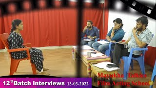 Mayukha Talkies Film Acting School 12th Batch Interviews  Uttej Expressions [upl. by Landbert]