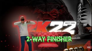 BEST BUILD IN NBA2K22 2WAY FINISHER RETURNS TO HAUNT NBA 2K22 NEXT GEN [upl. by Nalehp]