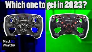 Fanatec Formula Wheel v25 vs v25X  Which one to get in 2023 [upl. by Zarihs]