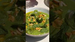 Hetty McKinnon’s Chilled Zucchini Soup With Lemon and Basil recipe is in the description 💚 [upl. by Cort800]