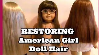 How to Restore Silky Shine to Synthetic Doll Hair [upl. by Nnaira618]