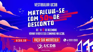 Vestibular UCDB 2023A  Matriculese Agora [upl. by Cohette]