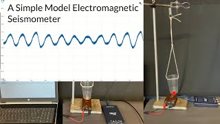 A simple model electromagnetic seismometer [upl. by Suivatra]