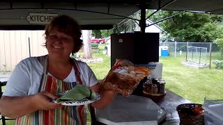 Cooking in our Outdoor Kitchen  Beef Fajitas [upl. by Rainwater]