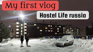 My first vlog hostel Life russia ryazan state medical university 🇷🇺 its Aakash Vlog [upl. by Noah]