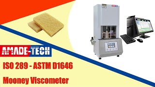 Computerized Mooney Viscometer in Accordance With ISO 289 ASTM D1646 DIN 53523 ISO 3384  AmadeTech [upl. by Onailimixam]