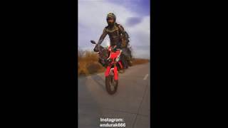 Honda Africa Twin 1000 enduro riding [upl. by Ameen295]