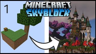 Starting Cubecraft Skyblock Minecraft Skyblock 1 [upl. by Llerrehs727]