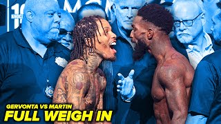 Gervonta Davis vs Frank Martin HEATED Full Weigh in amp Face Off Video • PBC on Amazon Prime [upl. by Rodavlas785]